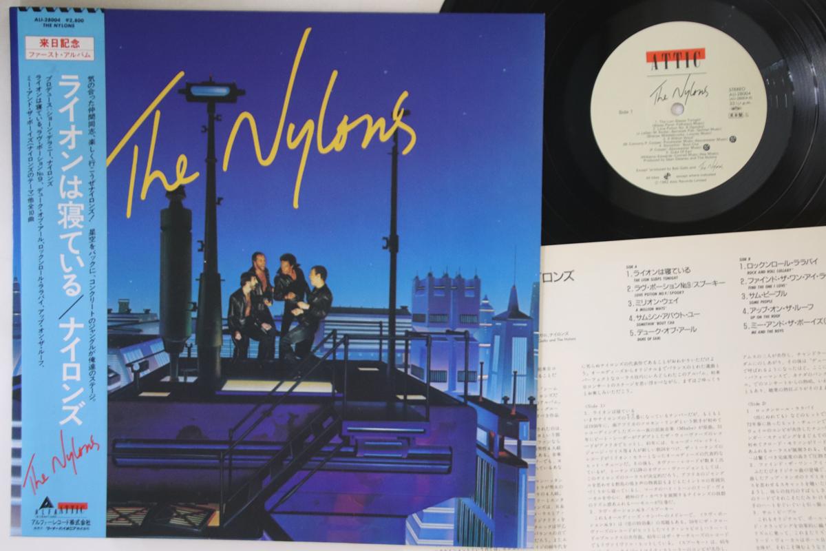 

LP Record NYLONS - Nylons ALI28004PROMO ATTIC 1985 Japan Obi Rock Used
