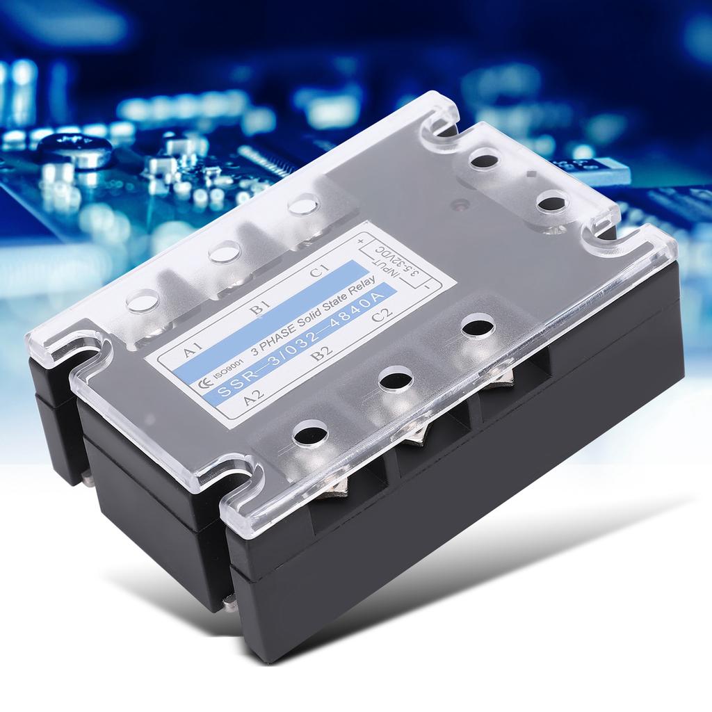 3 Phase Solid State Relay SSR3 D4840 40A DCAC 480V Distribution Control Equipment