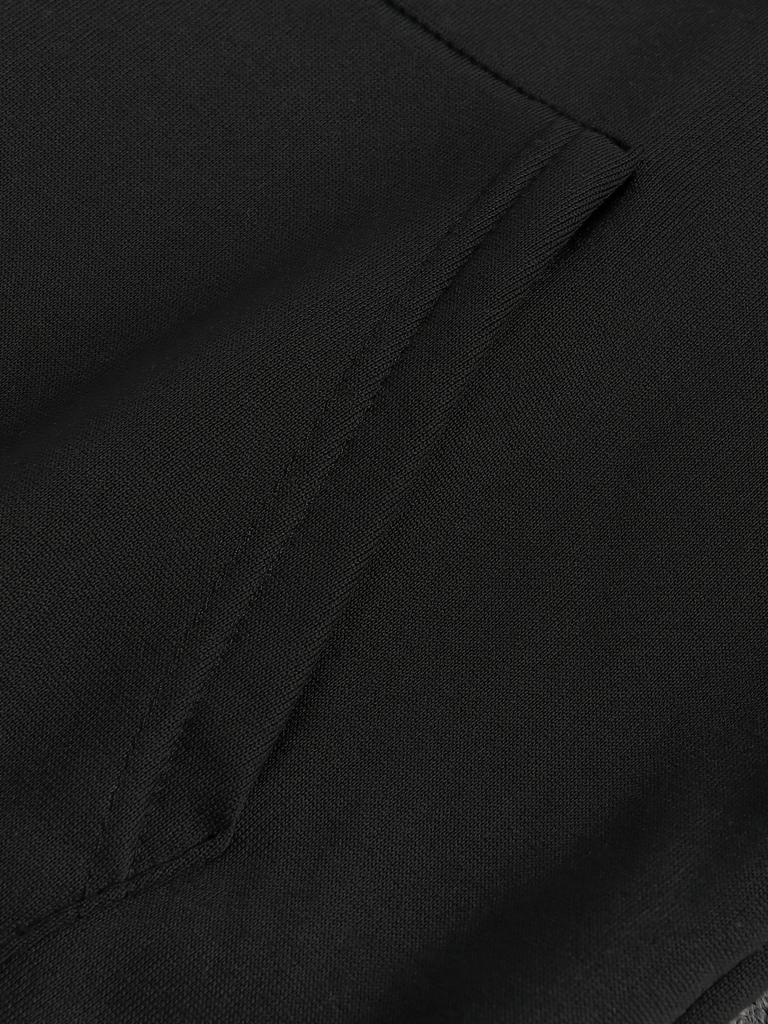 Clean Minimal Milano City Text Men Hip Hop Sports Hoodie, Italy Letter Front Pattern, Soft Loose Daily Sweatshirt