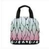 Digital Full Print Lunch Bag Children'S Meal Bag Student Picnic Bag Thermal Insulation Bag Bento Bag Handbag