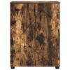 Bathroom Cabinet with Door Smoked Oak 60 X 35 X 80 Cm