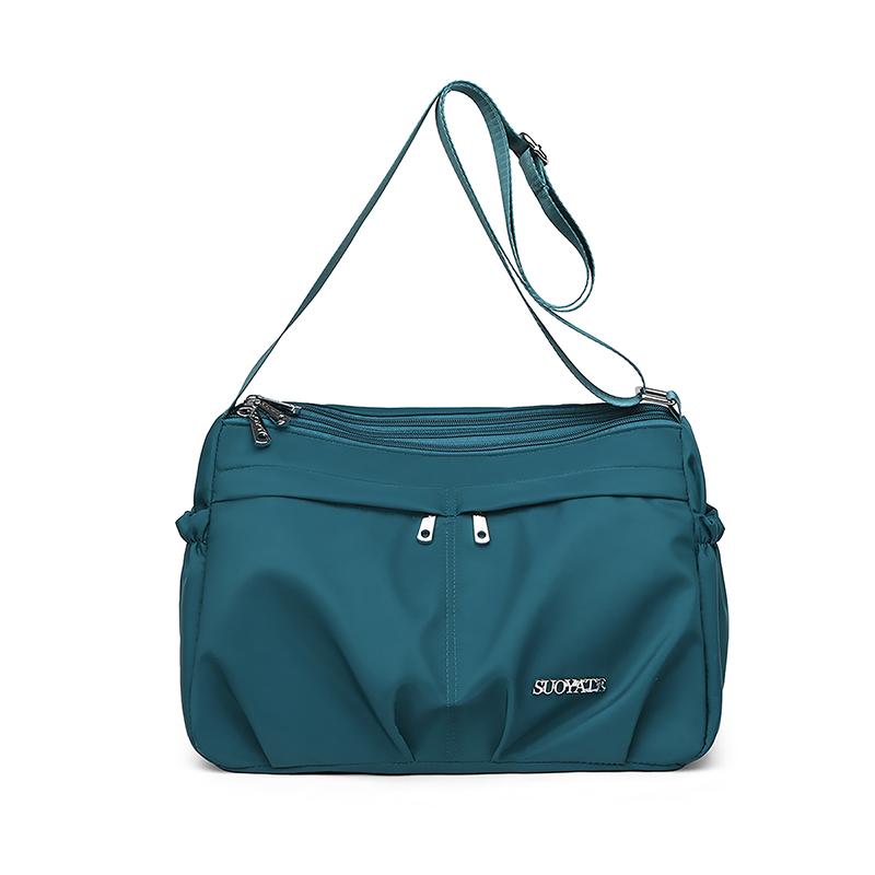 Einfarbige Umhängetasche Damen Große Kapazität Schultertasche Muttertasche