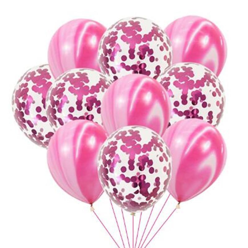 40Pcs Confetti Balloons Wedding Decoration Matte Globos New Year Birthday Party Decorations Baby Shower Supplies