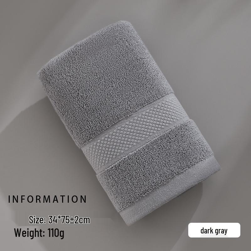 Toalla 7a de Algodón Puro Antibacteriano: Clase A, Engrosada, Muy Absorbente, No Suelta Pelusa, Adecuada para Lavar la Cara y Bañarse, Unisex.