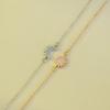 2Pcs Y2K Rhinestone Sun Moon Bracelets for Women Lovers Gold Color Silver Color Chain Friendship Bracelet Gifts Jewelry