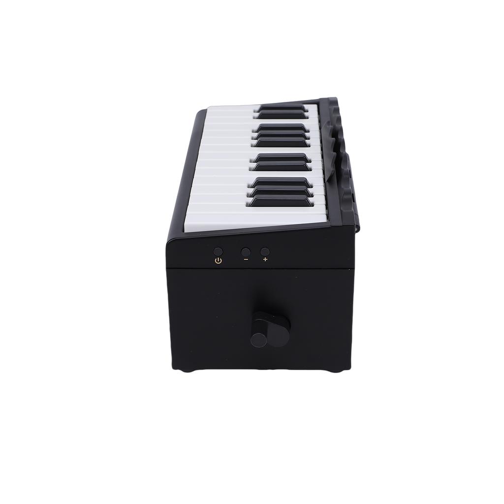 25 Key BT Playable Piano Calendar Electronic Keyboard with 52 World Famous Songs 8 Instrument Modes LED Lights