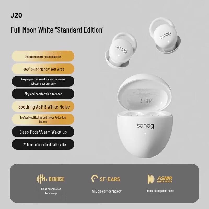 

Saina J20 Wireless Noise-Cancelling Sleep Headphones