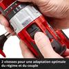 Einhell professional perceuse visseuse à percussion sans fil tp-cd 18 li-i bl solo pxc (18v) livré sans batterie et chargeur