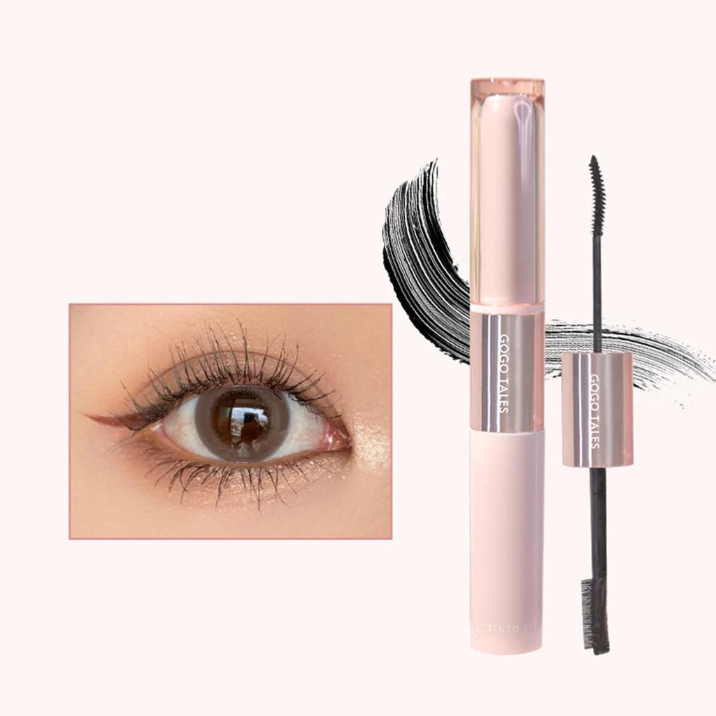 DayaEmmoTQ Mascara Lash Primer 2 in Silky Double-Head [Mascara & 1] Long, Volume, Curl, Long-Lasting, Waterproof, Quick-Drying, Lightweight,