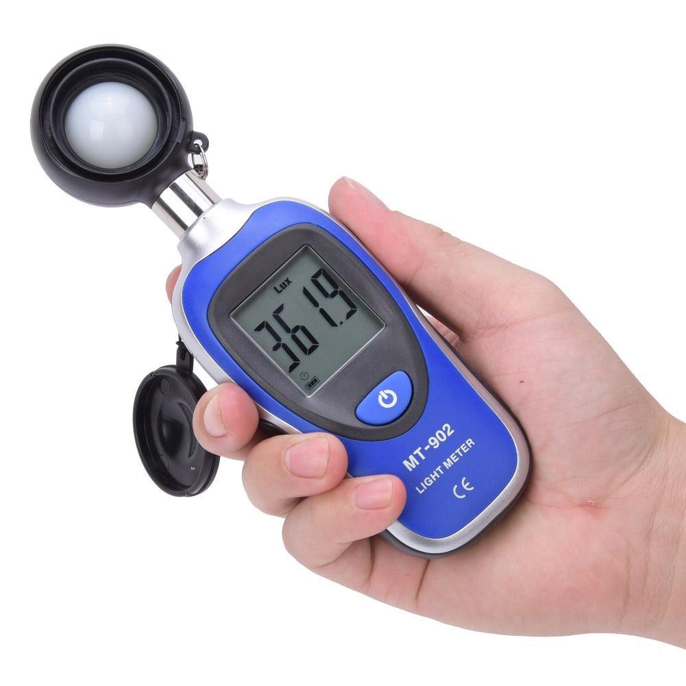 MT 902 Digitales LCD-Lichtmessgerät Illuminometer Photometer FC-Tester 0 200K Lx 0 20KFc