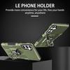 For Samsung Galaxy S25/S24 Phone Case Ring Kickstand PC + TPU Shockproof Cover