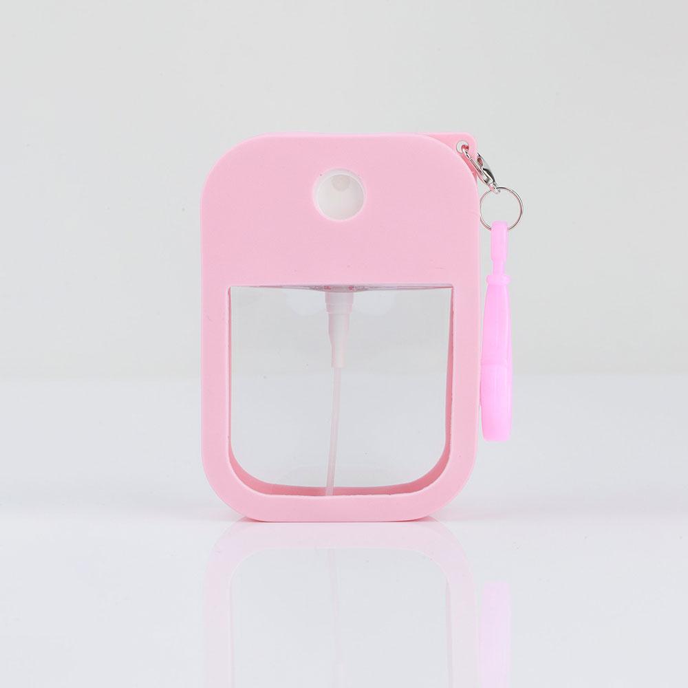1Pcs Plastic Card Bottle Perfume White Pink Blue 38/45ml Water Mist Spray Bottle for Hand Sanitizer Oral Spray Sprayer