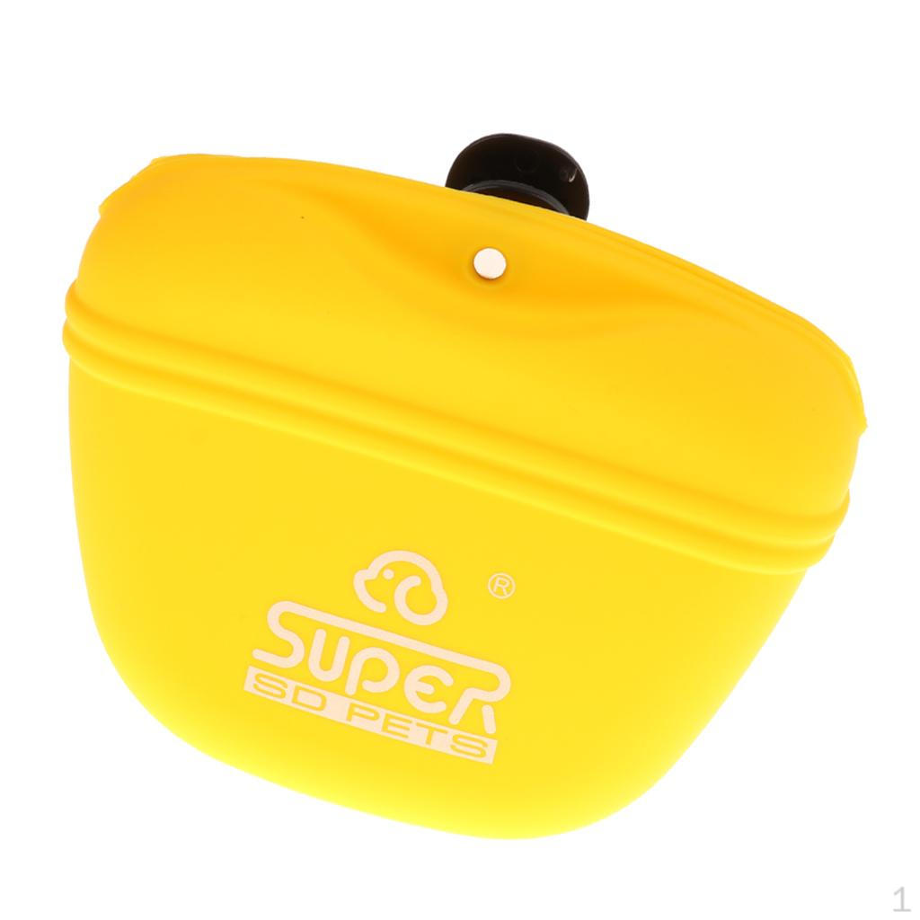 

Treat Training Pouch, Carrying Dog Food Bag with Clip Trainers жовтий