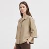 Shop   Women S Kr midSeaSon Jacket blouSe Shirt aSym Slit Beige Rei Wbl260103