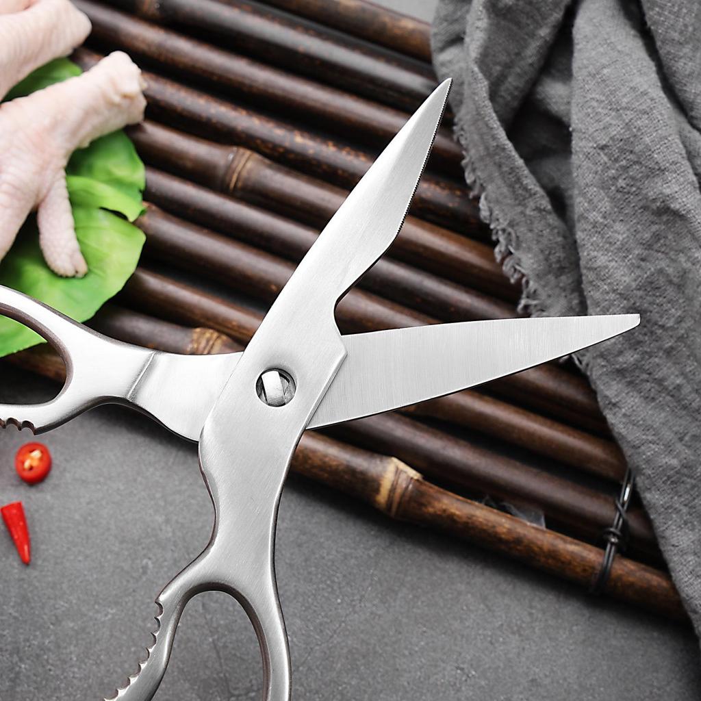 All-Purpose Stainless Steel Kitchen Shears for Meat, Vegetables, and Bone – Detachable and Easy To Clean