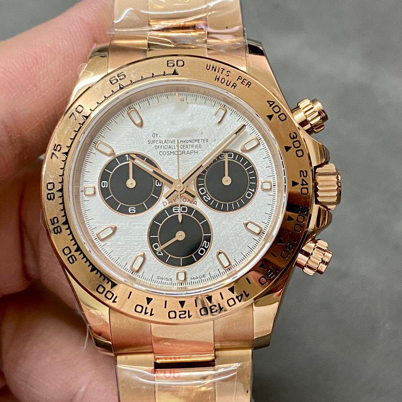 

Rolex Daytona Зелене Золото Всесвіт Чоловічий Хронограф 4130 Механічний Діловий Наручний Годинник