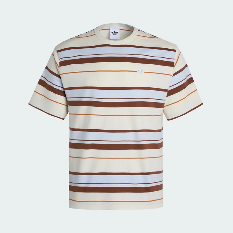 Adidas Men s Striped Breathable Sports T-Shirt XL белый