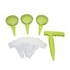 Seed Dispenser Adjustable 5 Dial Settings Handheld Seed Planter Tool Set for Garden Fluorescent Green