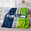 Seahawks Team Spirit Portable Blanket/Soft Blanket Bedding Blanket Suitable for Travel Camping Living Rooms Offices Sofas Fan Gifts