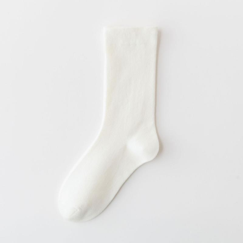 

Свободные носки, Женские весенне-летние послеродовые носки, Носки до середины икры, Модные махровые носки, Хлопковые влагоотводящие носки 1 pair слоновая кость