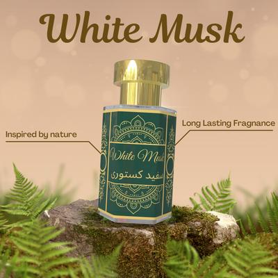 Weißer Moschus Parfüm Attar Öl 5ml | Alkoholfrei | Lang anhaltend
