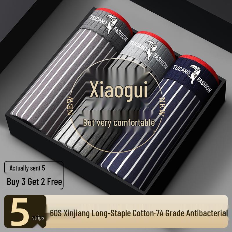 

Мужские хлопковые боксеры-брифы премиум-класса Woodpecker - Коллекция Осень 2025, Дышащие и Удобные XL