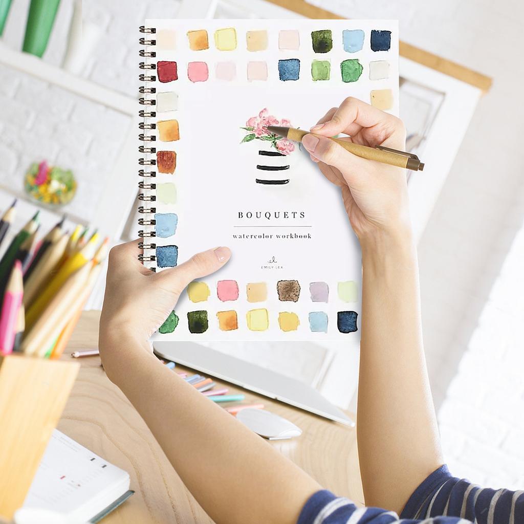 Watercolor Workbooks Beginner Friendly Birds Coloring Book Painting Supplies Water Color Book Watercolor Paint Set Drawing Book