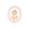 Retro European & American Pearl Brooch: Exaggerated Women's Portrait Pin for Sweaters & Coats