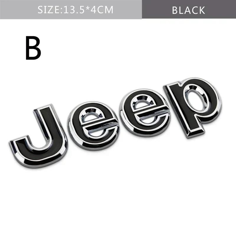 Pro Jeep Kovový Boční Znak Předního Víka Auta pro Jeep Wrangler Tj Jk Jl Grand Cherokee Commander Renegade Liberty Compass Patr