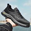 Leather platform non-slip field work hiking shoes tooling shoes men's autumn and winter outdoor casual hiking shoes