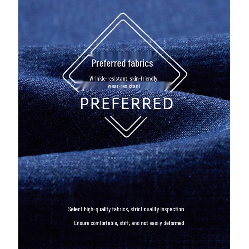 Romon Men's Thickened Casual Straight-Leg Denim Jeans WL386H