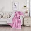 Thick Polyester Plush Fleece Blanket With Double Layer Warmth For Home Use Sleep