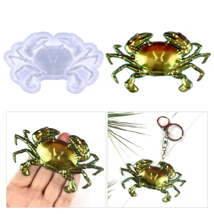 Crab Resin Molds Silicone Wall Decor Mold Crab Animal Casting Epoxy Resin Molds