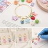 Ins Cream Style Resin Charms - 3D Fruits, Cute Cartoon Animals, Food Pendants, Multiple Styles.
