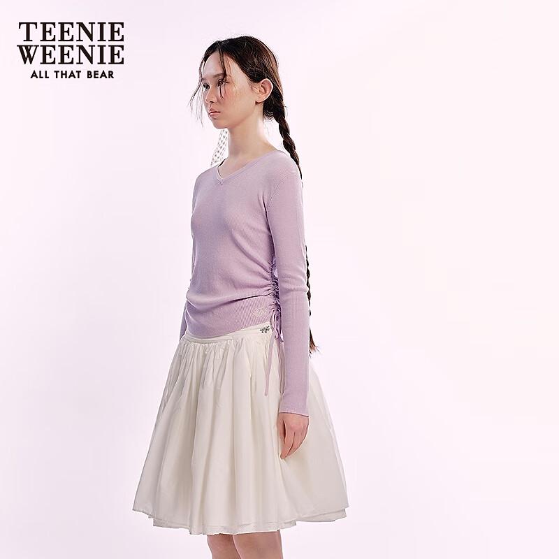 Teenie Weenie Women's Shirred V-Neck Top