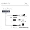 Plastic POE Splitter POE To 12V DC5.5x2.1 Power Transform, 48V To 12V With Overcurrent And Overheats Protections