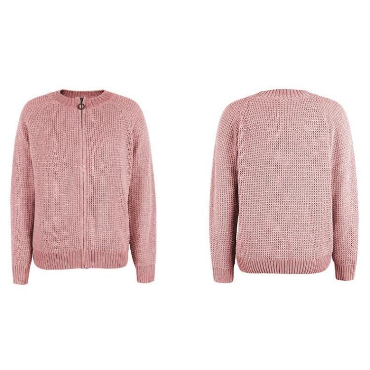 Vintage Hooded Cardigan Sweater Loose Knitwear Solid Color Long Sleeve V Neck Top for Autumn Winter
