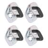 4 Peças Placa de Batente da Fechadura da Porta 8057070N00 Metal À Prova de Arranhões Resistente a Impactos para Elgrand Skyline R32 200 SX S14 Pulsar