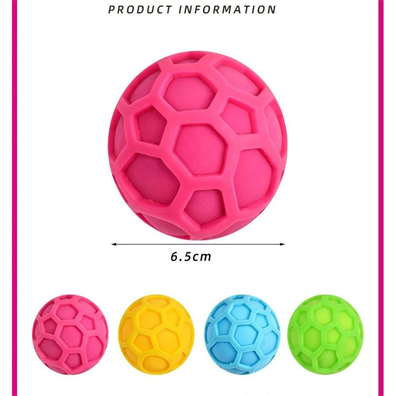 Palline Anti-Stress a Rete a Nido d'Ape Taba Squishy Giocattoli Anti-Stress Pallina di Pasta da Modellare Colorata Tennis Palline Squeeze a Lenta Risalita Gadget per Feste