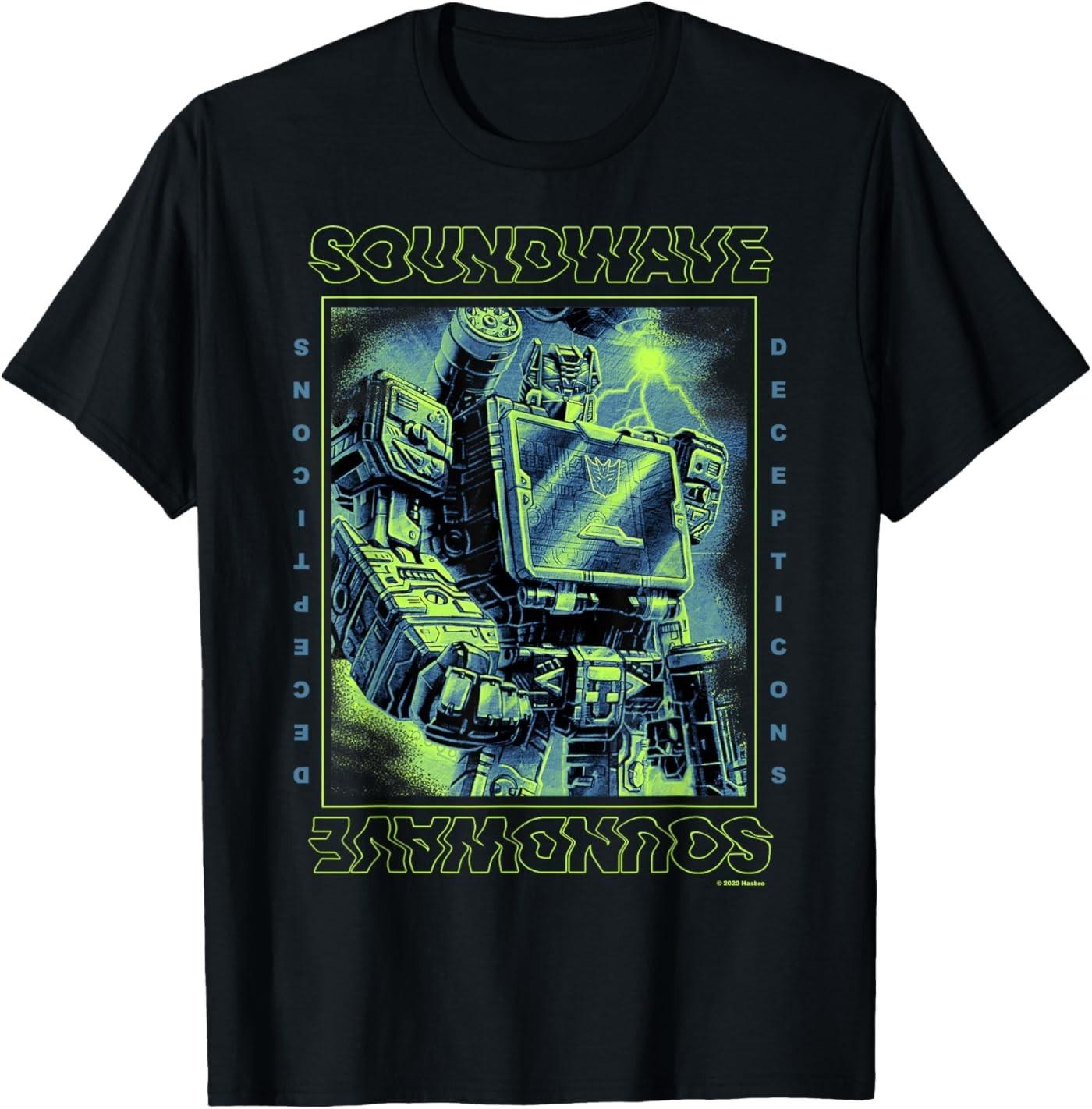 Transformers War for Cybertron Soundwave Portrait T-Shirt S разноцветный