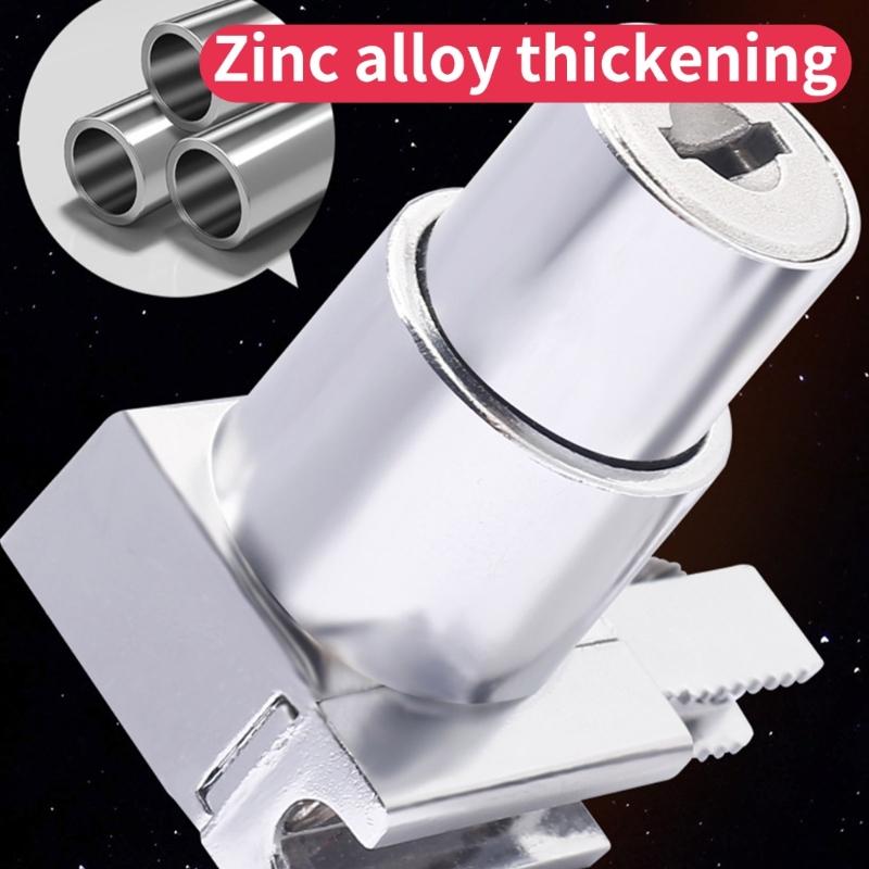 4Pcs Plunger Push Lock with Key For Sliding Glass Door Display Case Showcase Hinged Glass Cabinet Lock for 5mm-8mm Door