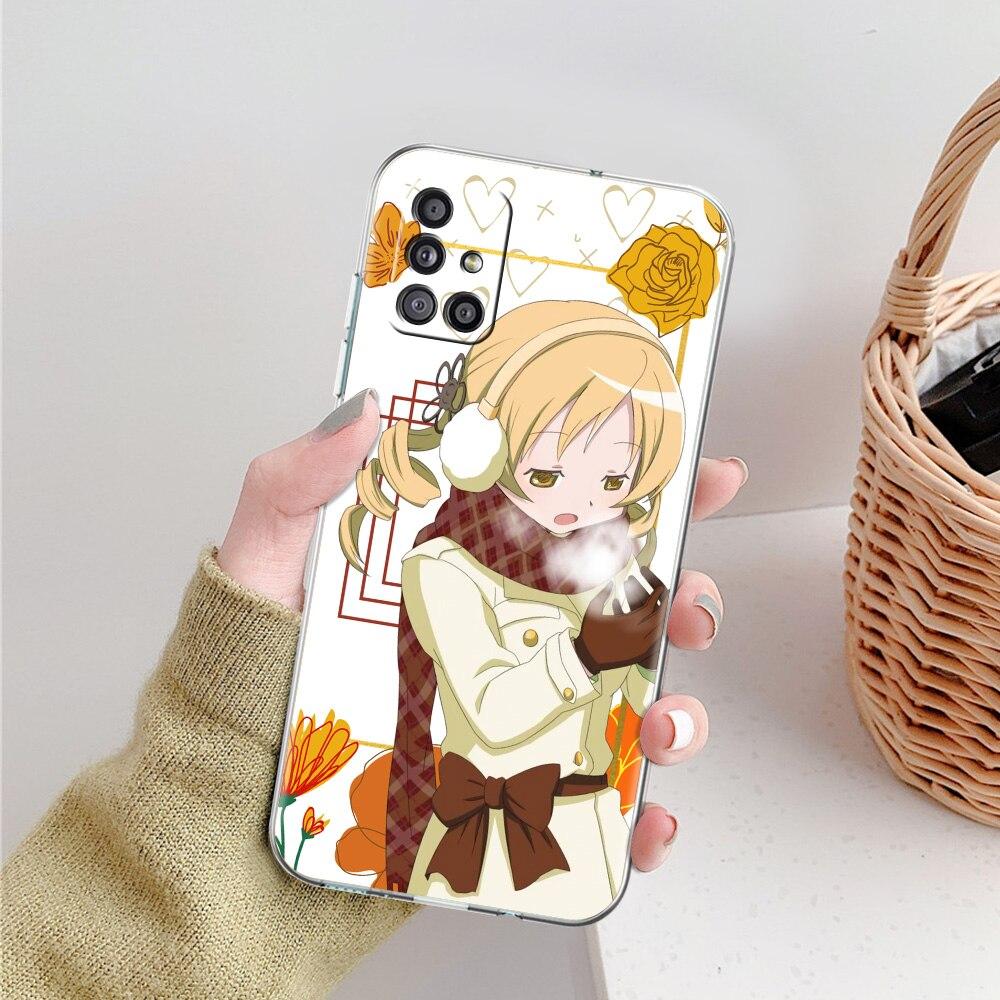 Anime Puella Magi Madoka Magica Phone Case For Samsung Galaxy A51 A71 A21S A12 A11 A31 A41 A52 A32 5G A72 A01 A02S Clear Cover