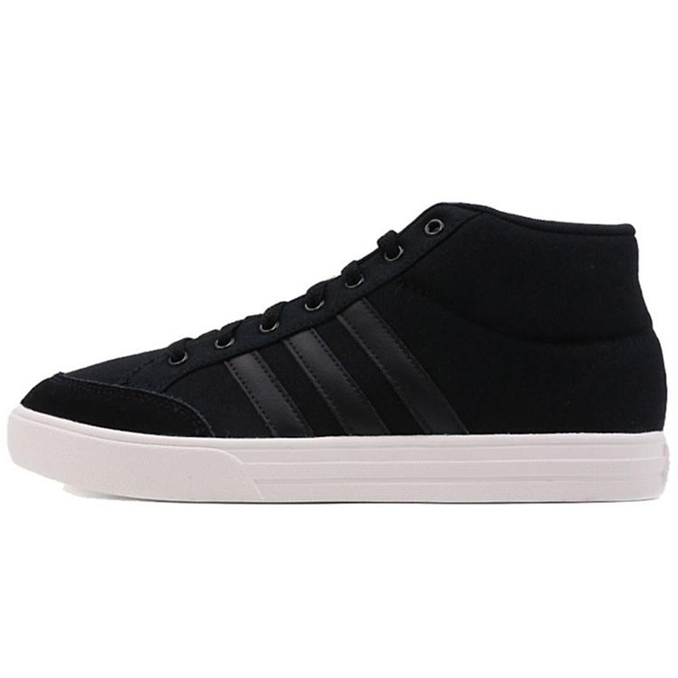 Adidas Neo Vs Set Mid Slip Resistant Casual Sneakers Men Sneakers Black B44605
