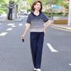 Women's 2026 Stylish Summer Sportswear Set: Casual T-Shirt & Shorts for Middle-Aged and Elderly
