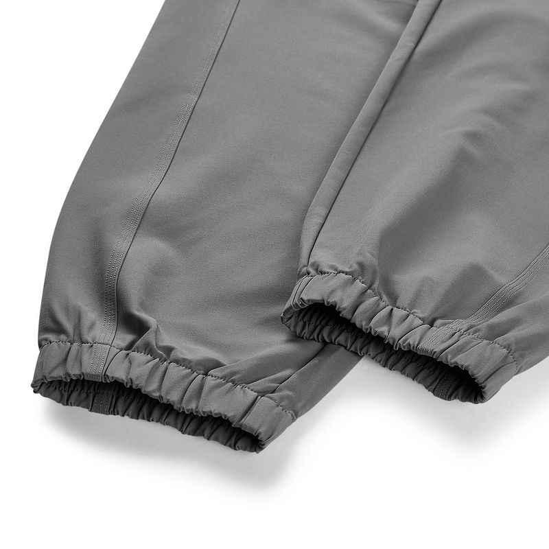 Skechers Outdoor Series Solid Color Casual Loose Breathable Cuffed Work Knitted Sports Pants Men Pants Dark-Gray L424M201-040R