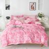 Set Biancheria da Letto Rosso Gatto Carino Copripiumino Federa Lenzuolo Ragazzo Bambino Adolescente Ragazza Set Copripiumino Misura King Queen Singolo
