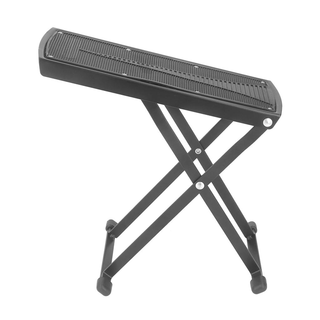 Guitar Foot Rest Stand Plastic and Metal 6 Height Levels Adjustable Thickened Guitar Rest Step Footstool