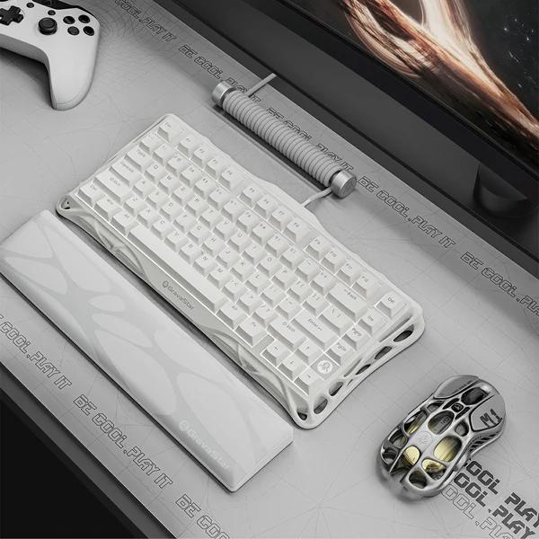 GravaStar Mercury K1Lite RGB Mechanical Keyboard Hot Swappable Gaming Keyboard Linear Switches RGB Wireless Gaming Keyboard