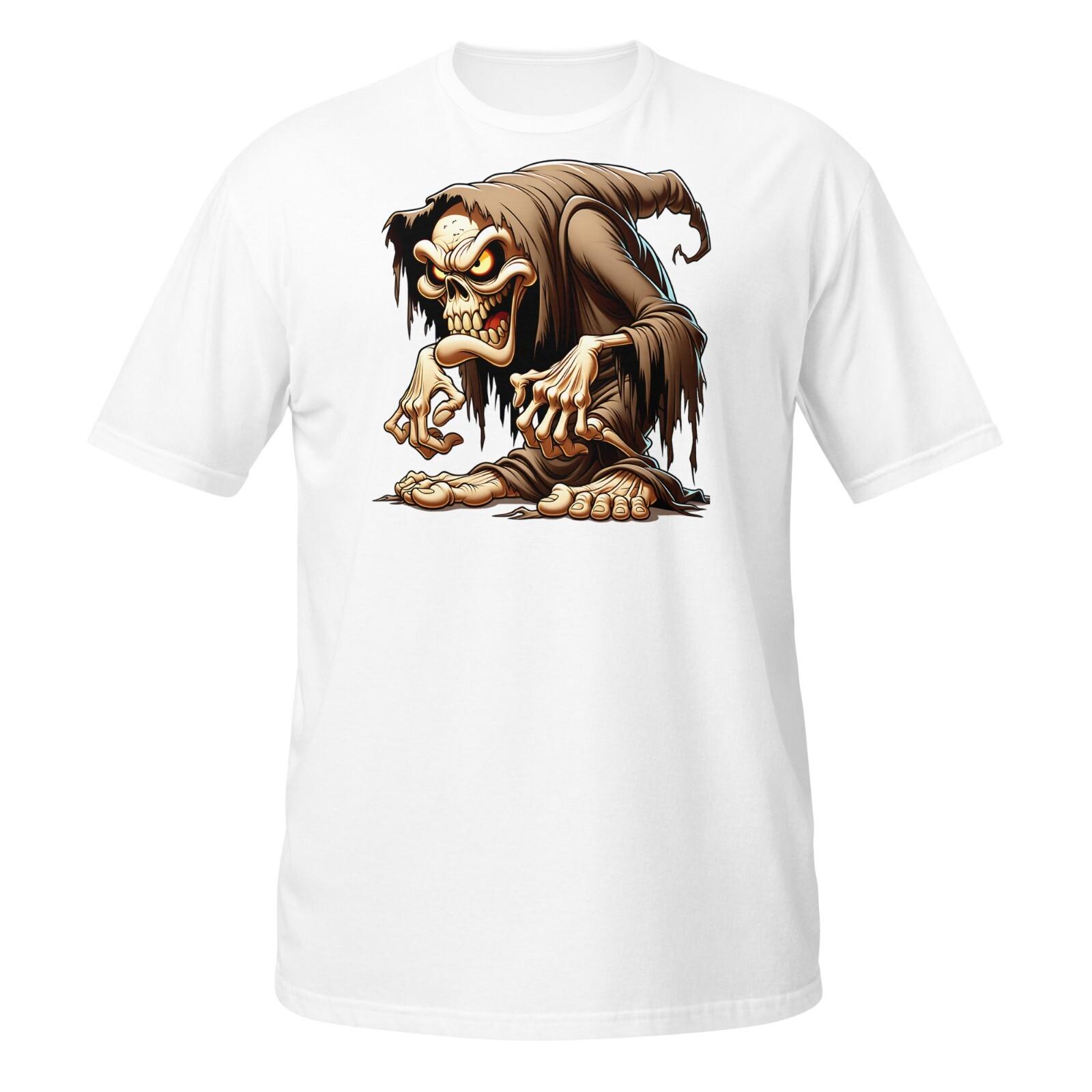 Sinister Hooded Monster Shirt | Creepy Creature Graphic Tee Unisex T-Shirt S разноцветный