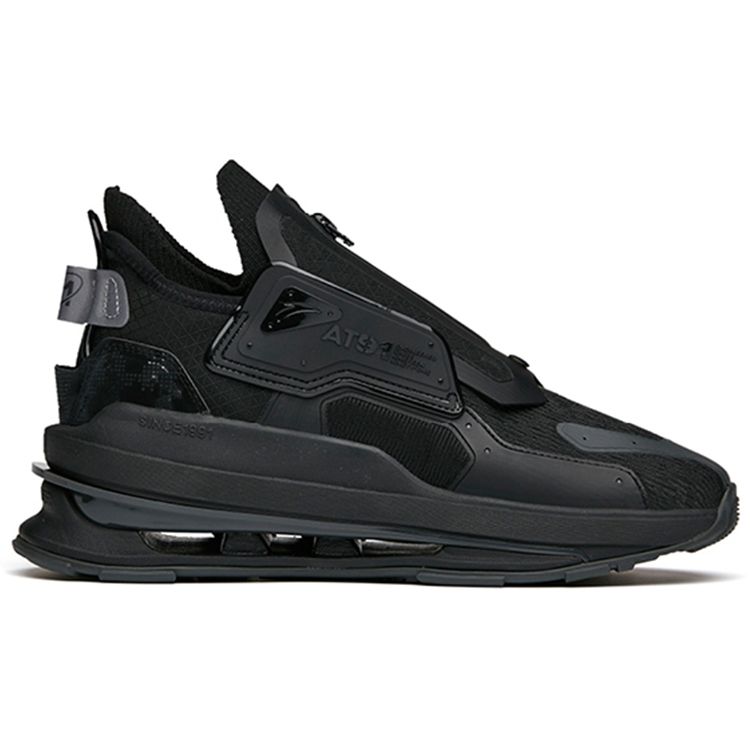 Anta AT91 Non-Slip Durable Mid-Top Running Shoes Men Shoes Black 112148851-2